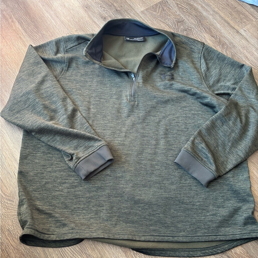 Under Armour 2XL Men’s QuarterZip heather green